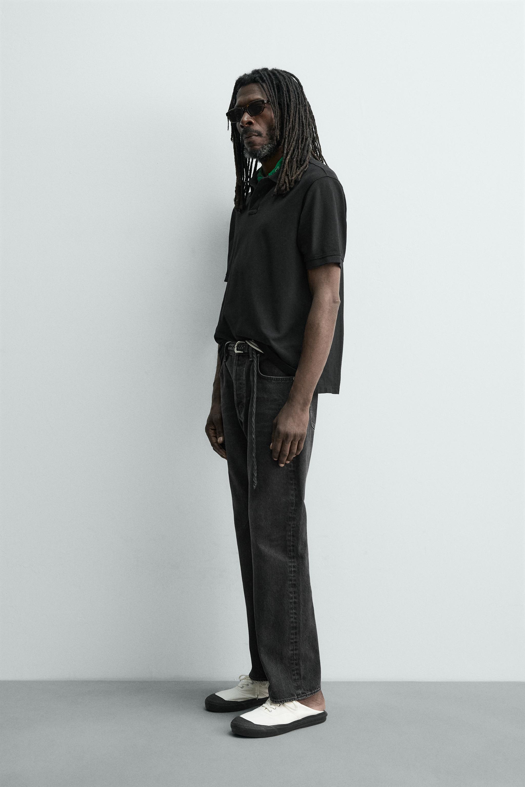 WASHED PIQUÉ POLO SHIRT AARON LEVINE X ZARA